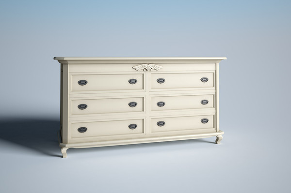 baroque drawer wide chest max - Baroque drawer wide chest by group3d